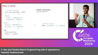 Clisp and Flexible Macro Programming with Sexpressions  Vedanth P  IICT24 [upl. by Dunlavy]