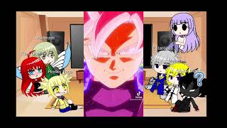 Personajes de diferentes animes reaccionan a GokuBlack [upl. by Fredel]