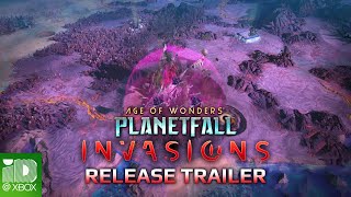 Age of Wonders Planetfall  Invasions Release Trailer [upl. by Garrison]