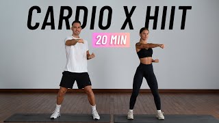 20 MIN CARDIO HIIT WORKOUT  ALL STANDING  Full Body No Equipment No Repeats [upl. by Phil729]