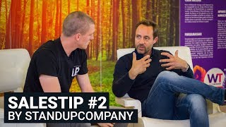 Salestip 2 by Marnick Vandebroek from Standupcompany [upl. by Yahiya790]