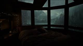 Gentle Night Rain  BLACK SCREEN to Sleep FAST Rain Sounds for Sleeping amp Beat Insomnia [upl. by Lietman178]