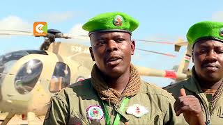 THE FRONTLINE  Kenyan forces in Somalia relieve experience [upl. by Hsetih]