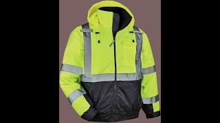 Ergodyne Standard Hi Vis Bomber Safety Jacket [upl. by Kcoj]