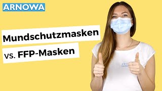 Mundschutz vs FFPMasken Was schützt besser  arnowade [upl. by Marabel]