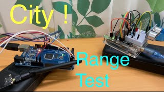 【 DIY Infinite Lab 】 City  Nrf24l01 （1 Range Test Arduino  arduino nrf24l01 diy wireless [upl. by Llebiram]