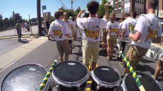 Damascus HS Drumline Labor Day Parade 2015 [upl. by Elton]