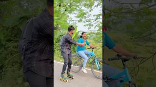 skating girl reaction shortvideos youtubeshorts shotrs skatingboytana india [upl. by Nivert]