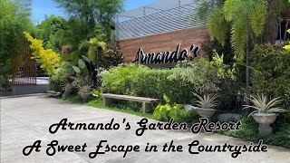 Armandos Garden Resort A Sweet Escape in the Countryside [upl. by Merridie]