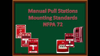 NFPA 72 Standards for MCP Installation Fire Alarm System [upl. by Brittney]