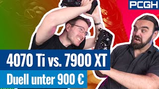 4070 Ti vs 7900 XT Duell unter 900 €  Performance PreisLeistung Effizienz und Tuning Optionen [upl. by Orsini]