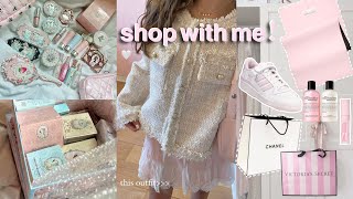 pinterest inspired shop with me huge makeup haul clothes pink pilates princess essentials [upl. by Ohploda]