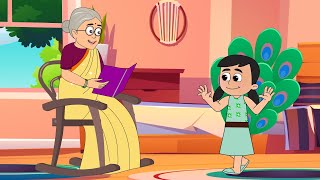 Nani Teri Morni Ko Mor Le Gaye  नानी तेरी मोरनी को मोर ले गए  Hindi Rhymes for Kids [upl. by Ilojne]