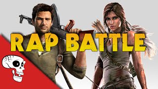 Lara Croft vs Nathan Drake Rap Battle by JT Music amp Andrea Storm Kaden [upl. by Lyram]