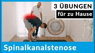 Spinalkanalstenose  3 Übungen für zu Hause sofort anwendbar [upl. by Ttevi]