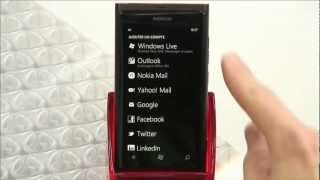 Premiers pas avec Windows Phone  910  Configuration dun compte email [upl. by Ahsemad]