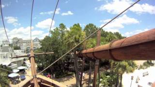 BEACH CLUB STORMALONG BAY POOL WATER SLIDE POV [upl. by Sudbury]