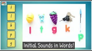 Initial  Beginning sounds for Kids [upl. by Lawlor487]