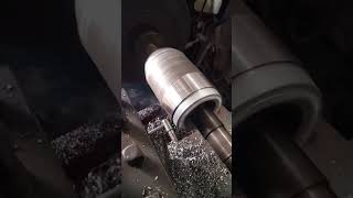 2 HP rotor diameter cutting ho raha hai lathe machine per 👍👍👍👍👍👍👍shorts 👍👍👍👍👍 [upl. by Kcered]