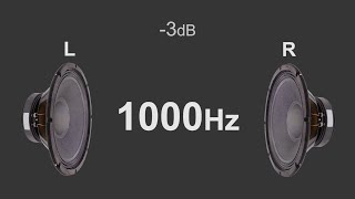 Stereo test tone Left and Right by frequency from 50Hz to 16000Hz [upl. by Nan]