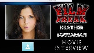 Heather Sossaman Talks about Unfriended  Film Freak Movie Interview [upl. by Fridell201]