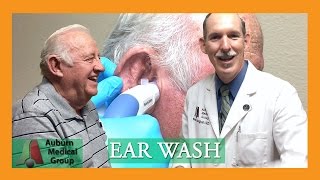 Close up Ear Washing AUTOMATED  Auburn Medical Group [upl. by Mraz251]