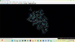 Tutorial Hyperchem Makromolekul [upl. by Enoryt]