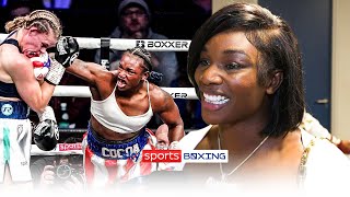 Claressa Shields UNIMPRESSED with Savannah Marshall ❌  Ill KO her at supermiddle [upl. by Warthman]