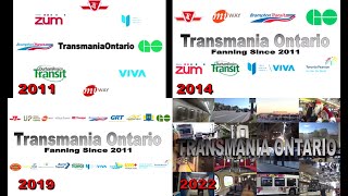 All Transmania Ontario Intros 20112022 [upl. by Tegirb]