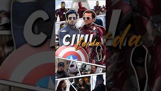 CIVIL LAFDA  IRON MAN XVS CAPTAIN AMERICA ironman marvel avengers civilwarcaptainamerica [upl. by Elyc418]