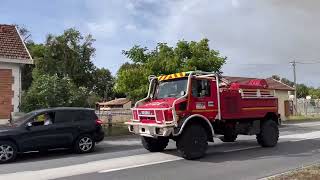 GirondeIncendie en cours à Saumos [upl. by Dina]