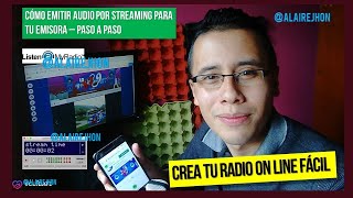 Crear una emisora por Internet 2024 fácil con Listen 2 My Radio tutorial [upl. by Hetty587]