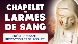 🙏 Chapelet des LARMES de SANG de la Vierge Marie Très Puissante Prière [upl. by Hutner393]