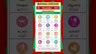 Today Tamil Calendar l Rasi palan l November 20 2024 l tamilcalendar rasipalan [upl. by Pratt291]