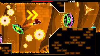 Magmatic Sanctuary 100  All coins  Geometry Dash Fire Gauntlet [upl. by Floeter933]