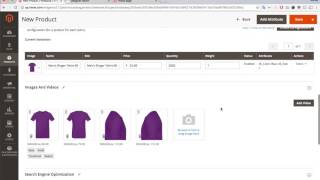 How to add product in Magento2 admin With product color variant images [upl. by Ailedamla]