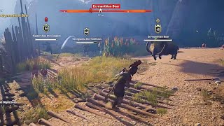 EASIEST Way To Kill The EryManthian Boar Using Other Mercenaries [upl. by Esoj]