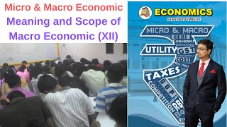 Introduction of Micro amp Macro Economics Meaning and Scope of Macro Economics12th class XII  HSC [upl. by Liggitt]