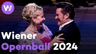 Wiener Opernball 2024  Teil II  Die Eröffnung in voller Länge [upl. by Ecyt]