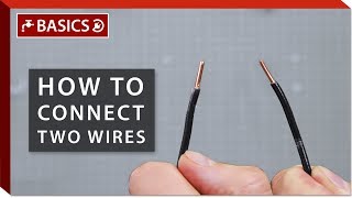 How To Connect Two Wires  AMRE Basics [upl. by Christye]