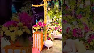 Mehndi Decor mehndidecor weddingevent ansarieventplanner foryou [upl. by Ytirehc]