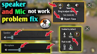 How to Fix Mic and Speaker Glitch in BGMI  Mic Glitch Fix in Pubg Mobile  Mic Glitch in BGMI [upl. by Sonitnatsok400]