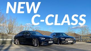 New MercedesBenz CClass Review  2022 CClass W206 saloon and estate indepth test drive [upl. by Elka]