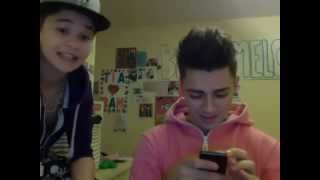 Bars and Melody Devries Family YouNow 231014  Part 1 [upl. by Neumark]