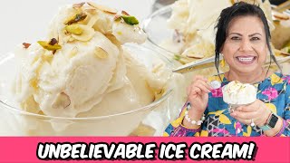 No Cream No Condensed Milk No Milk Powder Healthy Creamy Ice Cream Recipe in Urdu Hindi  RKK [upl. by Berenice]