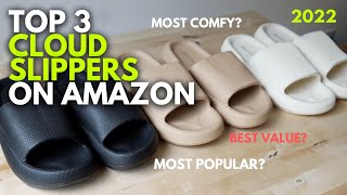 TOP 3 CLOUDFOAM SLIPPERS on AMAZON  Are they all the same [upl. by Verene]