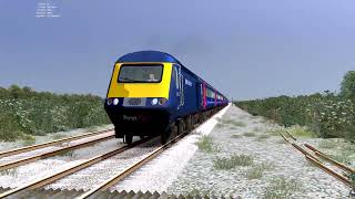 1C04 FGW 43155 at a Level Crossing [upl. by Corron457]