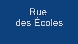 Rue des Ecoles Paris Arrondissements 5e [upl. by Lyrej]