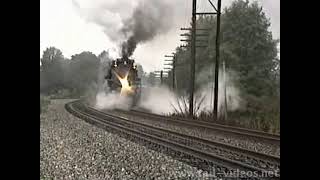 Indian Summer Steam Starring Nickel Plate Road No 765 as CampO No 2765 September 1993 [upl. by Vinna]