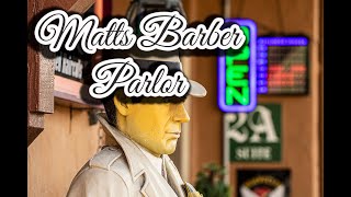 ASMR Full video at Matts Barber Parlor Shears Straight Razor Massage [upl. by Ainslie684]